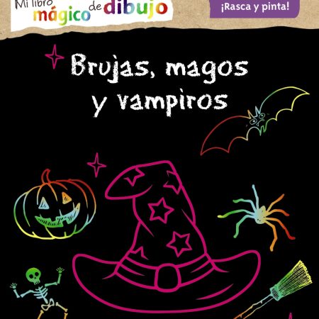 MI LIBRO M&Aacute;GICO DE DIBUJO. BRUJAS, MAGOS Y VAMPIROS