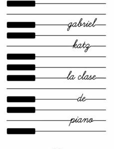 Clase De Piano, La