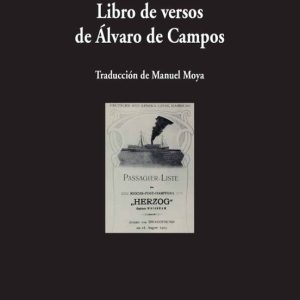 LIBRO DE VERSOS DE &Aacute;LVARO DE CAMPOS