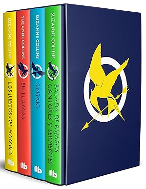ESTUCHE LOS JUEGOS DEL HAMBRE: (LOS JUEGOS DEL HAMBRE, EN LLAMAS,SINSAJO,BALADA DE P&Aacute;JAROS CANTOR)